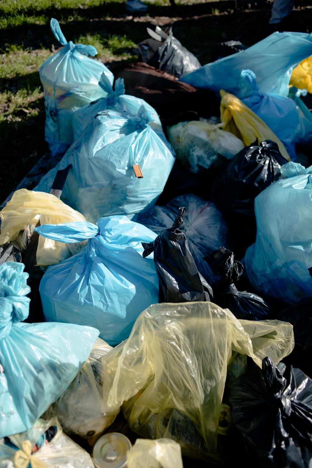 the garbage collected