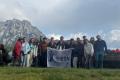 group picture in the mountains